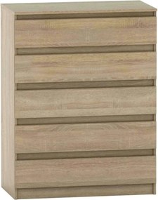 Comoda HANY NEW 005, stejar sonoma, PAL laminat, 90x49x117 cm
