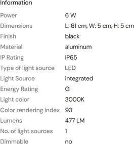 Aplica LED iluminat exterior IP65 Kaprun 6W