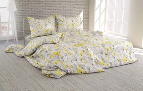 Lenjerie de pat crep cu frunze