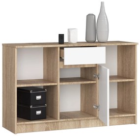 Comodă Briar (Stejar sonoma + Alb). 1069833