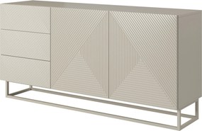 Comodă cu sertare pe cadru Asha 167 cm - cașmir