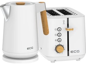 Fierbător electric ECG RK 1768 Strix Timber White