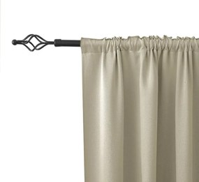 Perdea OXFORD 140x250 cm, bej deschis Agatat: Inele metalice
