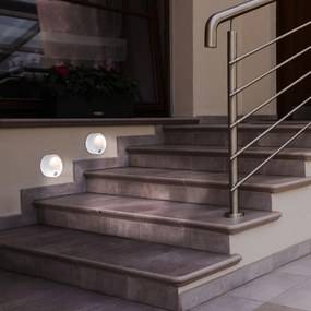 Aplica LED de exterior pentru scari cu senzor de miscare Amarillo alba 7980 RX