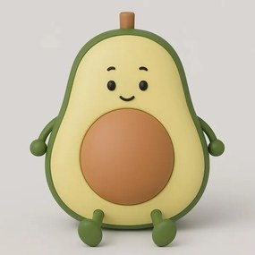 Lampă de veghe pentru copii AVOCADO, LED reîncărcabilă și reglabilă LED/1W/5V 1200 mAh