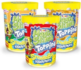 SLIME MAGIC SPONGEBOB 70 ML CU SCLIPICI SI TOPPING MODELE ASORTATE - CRAZE (CRZ54185)
