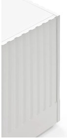 Comodă Teulat Doric, lățime 200 cm, alb