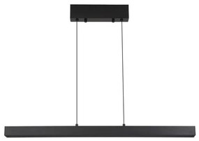 Lustra LED suspendata extensibila Linear negru
