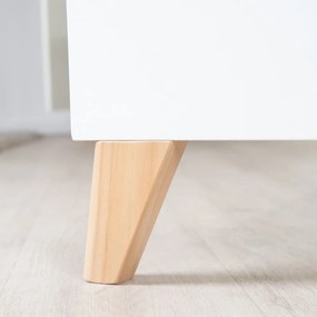 Pătuț alb 60x120 cm Léon – Roba