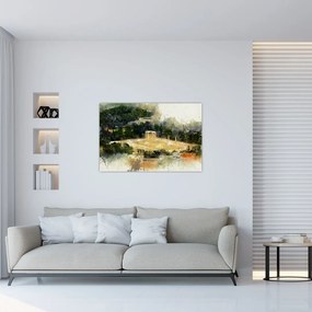 Tablou - Templul lui Zeus, Atena, Grecia (90x60 cm)