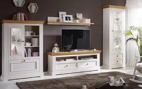 Set lemn masiv alb-natur Living Iris Model B