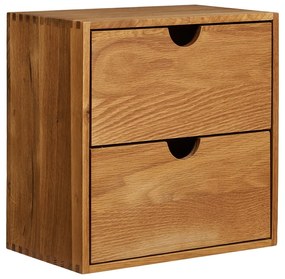 Raft în culoare naturală etajat din lemn de stejar 18 cm Townsville – House Nordic