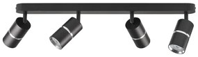 Spot BAMBOO 4xGU10/10W/230V negru