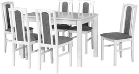 Set masă scaune pentru sufragerie Emerys (pentru 4 până la 6 persoane). 608099