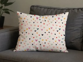 Husa de perna din bumbac DOTHEARTS POLY 50x70 cm, crem