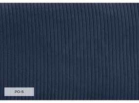 Canapea albastru-închis extensibilă 168 cm Lucky Lucy – Miuform
