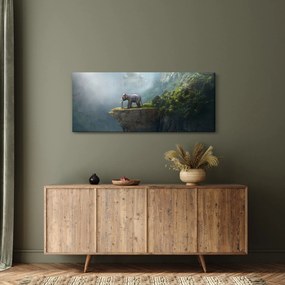 Tablou - Elefant în vârful Taj Mahalului (120x50 cm)