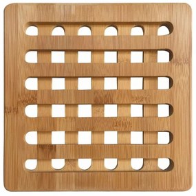 Set 2 suporturi pentru vase calde Kinghoff KH 1216, 20x20 cm, Bambus