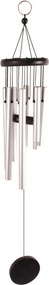 Clopoței de vânt Esschert Design, înălțime 56,5 cm, argintiu
