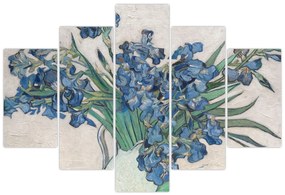 Tablou - Vincent van Gogh, Irises, reproducere (150x105 cm)