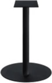 PICIOR MASA METALIC ROTUND- HORECA- - ALB - H 105 CM