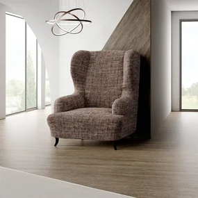 Huse bielastice VITTORIA maro fotoliu clasic (l. 60 - 110 cm)