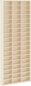 vidaXL Dulap de afișare pe perete Bej 30 x 4,5 x 75 cm Lemn compozit
