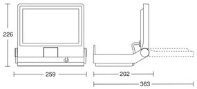 Proiector LED XLED PRO ONE Max LED/49,4W/230V IP44 antracit Steinel 069520