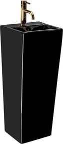 Lavoar freestanding Rea Kamila negru lucios