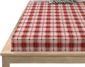 Cearsaf din microfibra TARTAN HEART colorat 90x200 cm