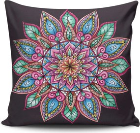 Perna MANDALA-14, multicolor, bumbac/poliester, 43x43 cm