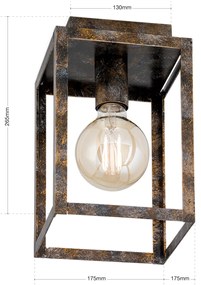 Plafoniera vintage design decorativ Cage