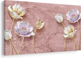 Tablou cu flori (90x60 cm)