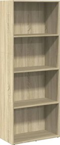 vidaXL Bibliotecă, stejar sonoma, 60x30x152 cm, lemn prelucrat