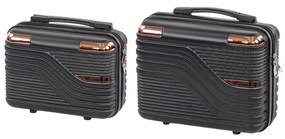 TraveLux Urban II bőrönd szett fekete