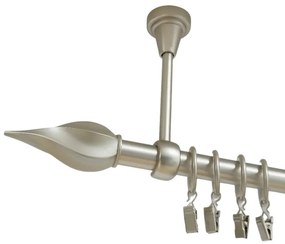 Galerie simpla prindere tavan twister 19 mm crom mat (Alege marime: 180 cm)