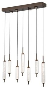 Searchlight 76210-7CL - Pendul LED dimabil pe cablu CATTAIL LED/33W/230V