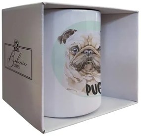 Bohemia Gifts Cană din ceramică - Pug, 350 ml