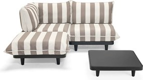 Set de grădină Paletti Medium cu masă, culori multiple - Fatboy Culoare: cacao cu dungi (stânga)