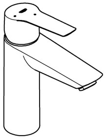 GROHE 237462432 - Baterie pentru lavoar START, mărime M, neagră