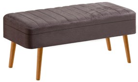 Masă de sufragerie extensibilă cu 2 scaune și bancă Vlasta (pin antlantic + antracit). 1073061