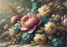 Tablou - Natură moartă cu flori - pictură (70x50 cm)