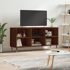826987 vidaXL Comodă TV, stejar maro, 103,5x30x50 cm, lemn compozit