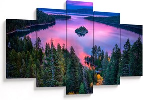 Tablou - Lacul Tahoe, Sierra Nevada, California, SUA (150x105 cm)