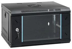 vidaXL Dulap de rețea montat pe perete 6U 19&quot; IP20 53x40x30 cm