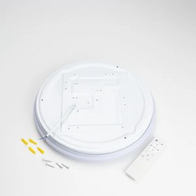 Brilagi - Plafonieră LED SMART dimabilă, 24 W, 230 V, Ø 38 cm, Wi‑Fi Tuya + telecomandă