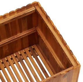 Strat inaltat de gradina, 50 x 50 x 50 cm, lemn masiv de acacia 1, 50 x 50 x 50 cm