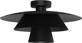 Plafonieră PLATO 1xE27/15W/230V, Ø 38 cm, neagră