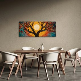 Tablou - Soarele în coroana arborelui vieții (120x50 cm)