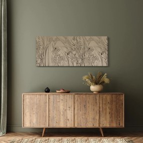 Tablou - Contururile plantelor (120x50 cm)